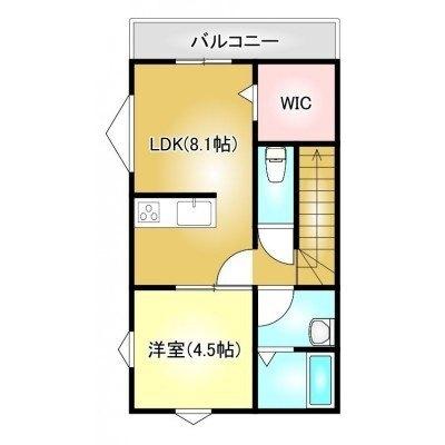 EARL`S COURT下泉（201） 間取り図画像