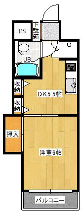 ダイアパレス新居浜（208） 間取り図画像