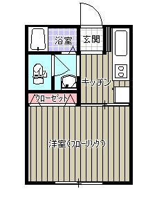 シティグラントヤス（203） 間取り図画像
