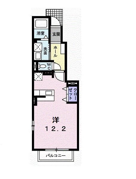 ソーレ　フジ　Ⅱ（102） 間取り図画像
