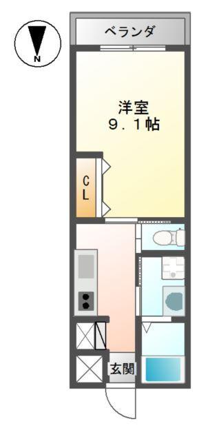 ルミナス西の土居 間取り図画像