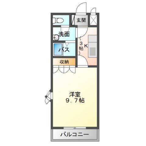 イーストリバー 間取り図画像