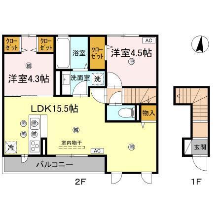 間取り図写真