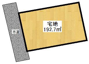 八幡2丁目Ｉ様土地 区画図