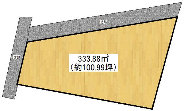 約100坪の広々ゆったりとしたお土地です♪