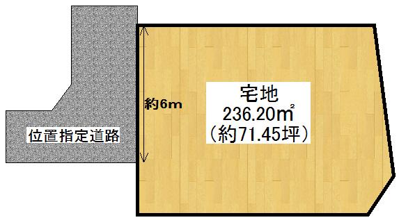 星原町Ｓ様売土地 区画図