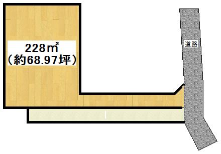 中村４丁目Ｋ様売土地 区画図