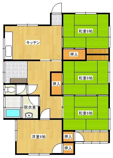4DKと部屋数が多いです