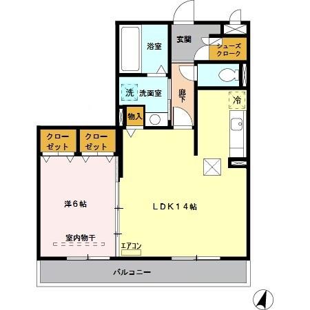 プリムローズ　Ⅰ（102） 間取り図画像