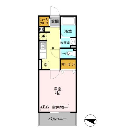 リヴィエール（202） 間取り図画像