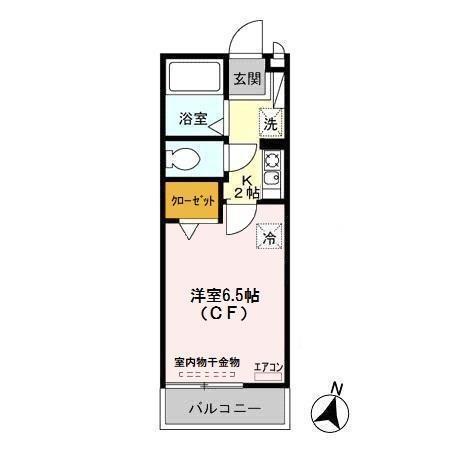 グリーンハイツ（206） 間取り図画像
