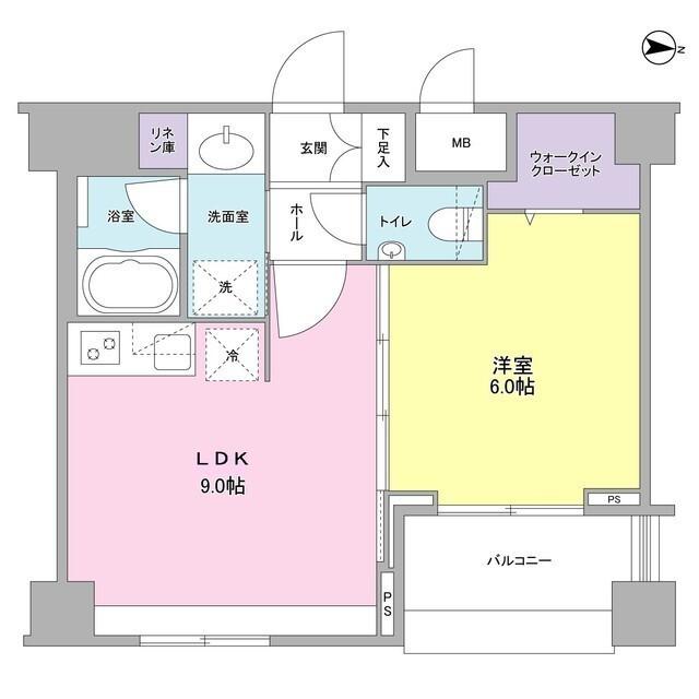 ソアラノーム北浦和（408） 間取り図画像