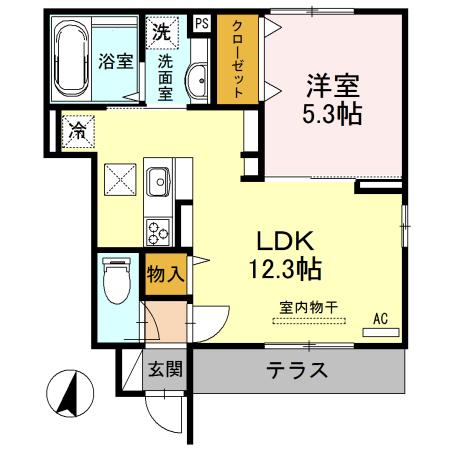パティオ・デル・ソル（102） 間取り図画像
