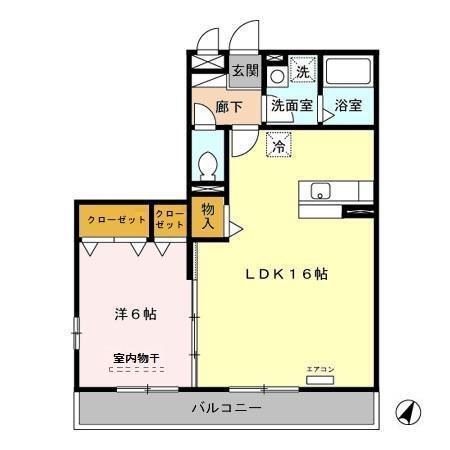 グランメールＫ（305） 間取り図画像