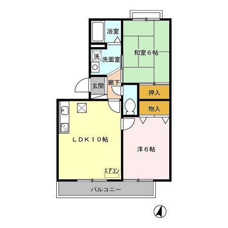 プリムヴェール　壱番館（103） 間取り図画像