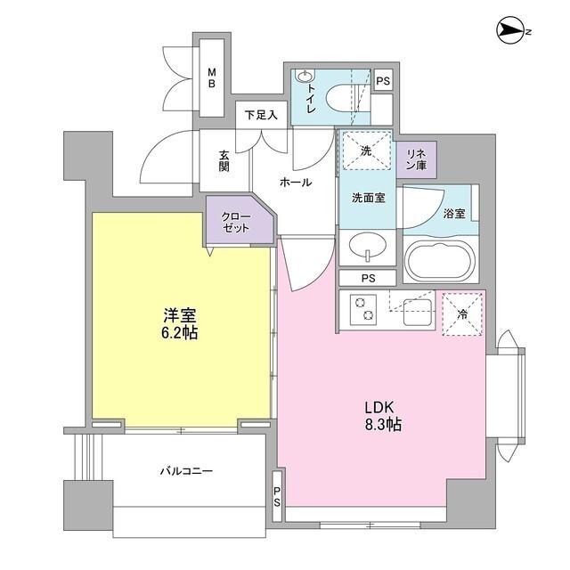 ソアラノーム北浦和（203） 間取り図画像