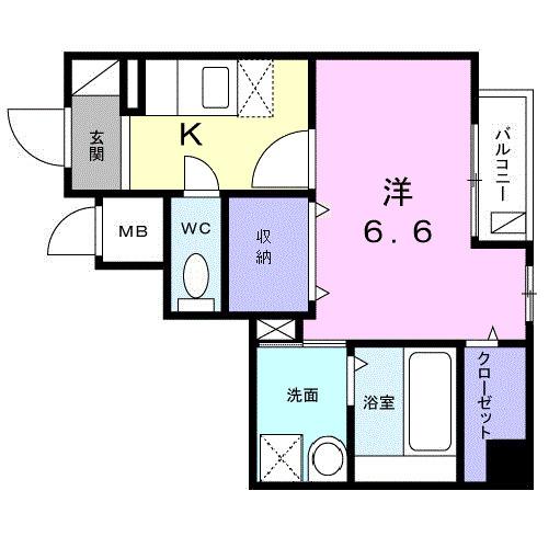 Ｇｒａｎｄｅｕｒ南与野（301） 間取り図画像