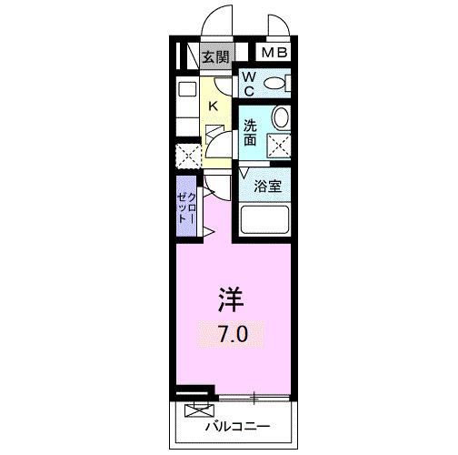 ベルオーブ（106） 間取り図画像