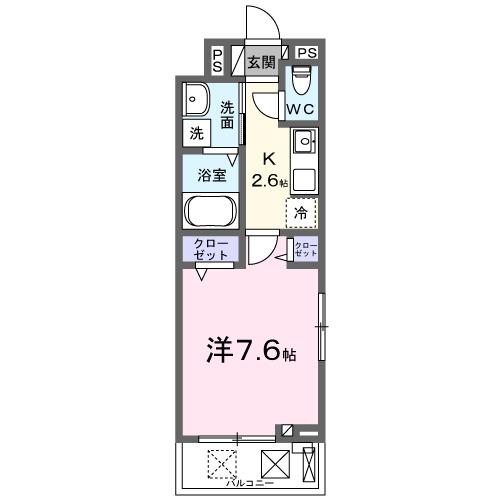 リオラ　Ⅰ（301） 間取り図画像