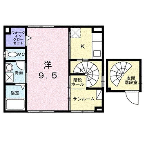 サンシャイン　ヴィラ（205） 間取り図画像