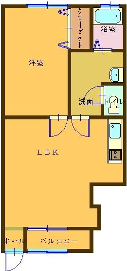 グロリアハイツⅡ（105） 間取り図画像