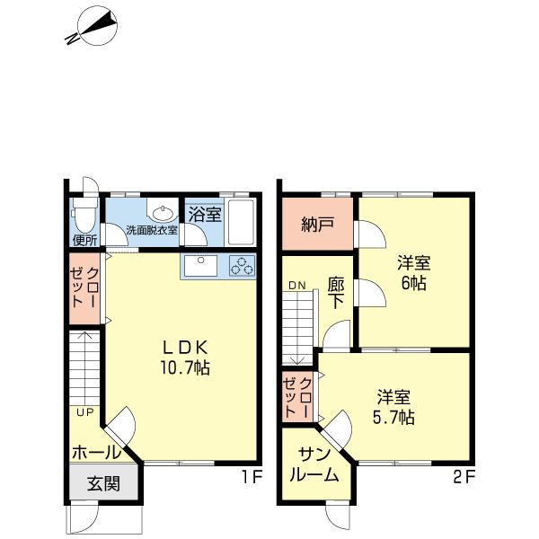 プレステージ（2） 間取り図画像