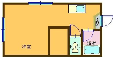 ホワイトコーポ（202） 間取り図画像