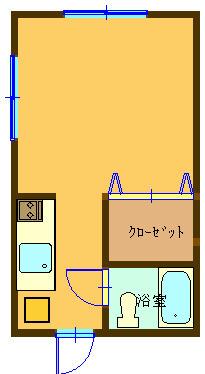 ホワイトコーポ（201） 間取り図画像