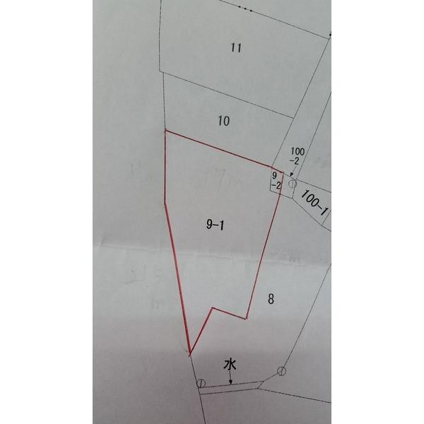 黒石市柵ノ木３丁目９−１・９−２ 区画図