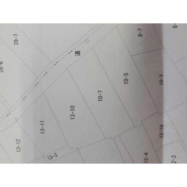 碇ヶ関湯向川添土地 区画図