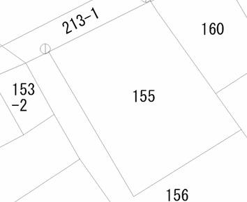 ぐみの木１丁目１５５ 区画図