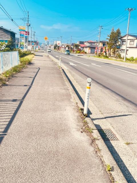 中川篠村事業用土地（上物あり） 前面道路含む現地写真