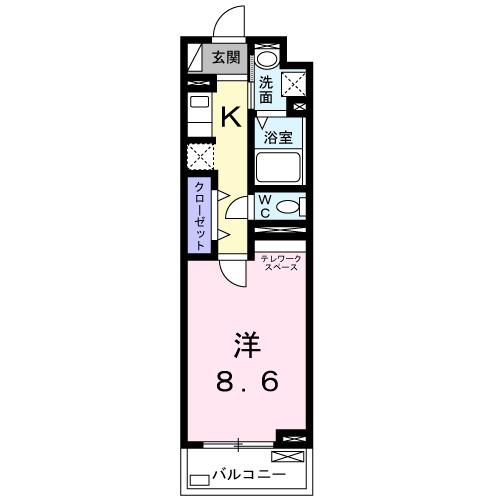 インペリアル　ガーデン瑞江（203） 間取り図画像