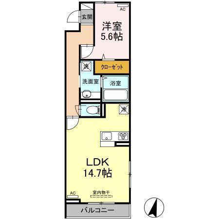 エクセリア上鷺宮Ⅱ（315） 間取り図画像
