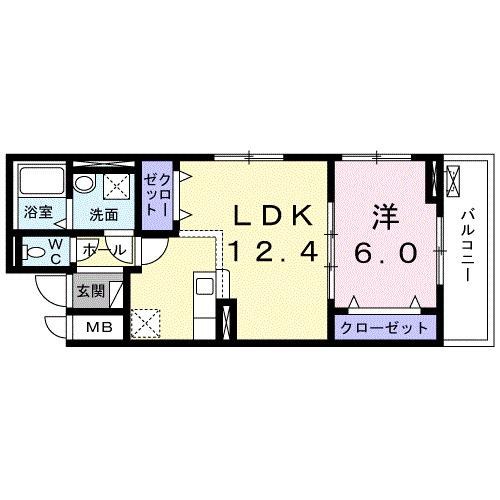 グレイス（301） 間取り図画像