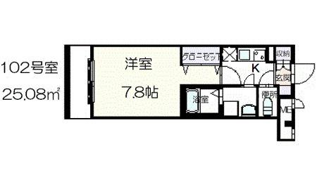 メゾン　ド　ジュネス（102） 間取り図画像