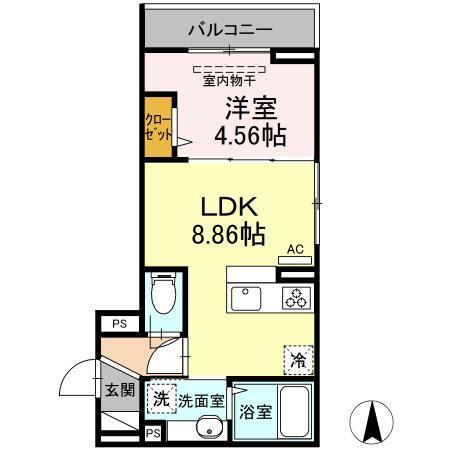エクセリア田柄（202） 間取り図画像