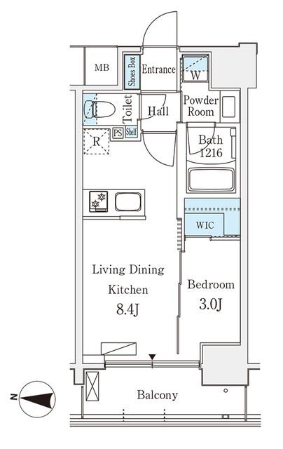 デュオフラッツ池袋（403） 間取り図画像