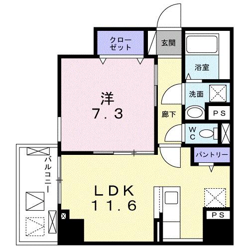 グランツ恵比寿（803） 間取り図画像