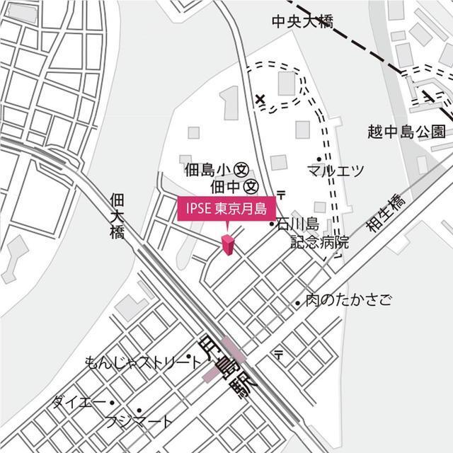 ＩＰＳＥ東京月島（403） 地形図・案内図