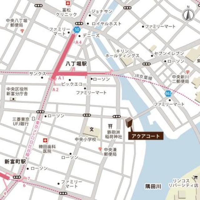 アクアコート（902） 地形図・案内図