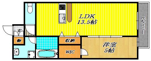 メゾンラトゥール 間取り図画像