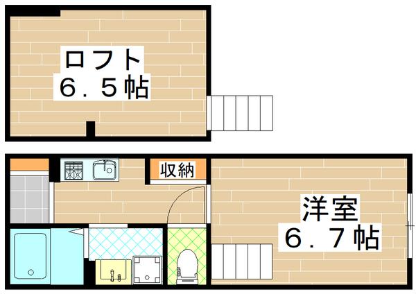 テクノメゾン太子橋（105） 間取り図画像