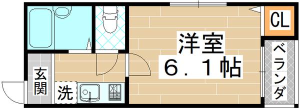 ルゼロ2（201） 間取り図画像