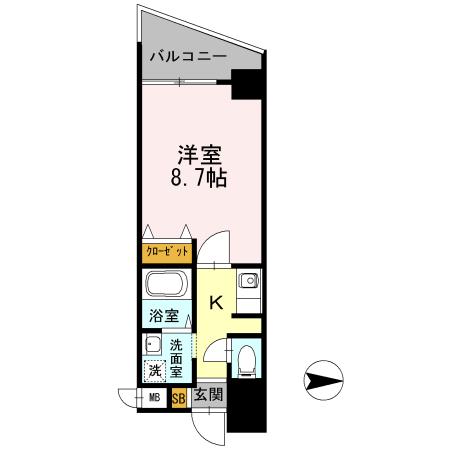 カスタリア新梅田（0202） 間取り図画像