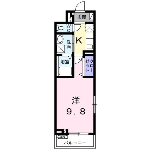 シャトーエレガント（211） 間取り図画像
