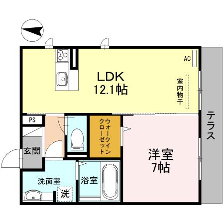 リアン・セジュール（101） 間取り図画像