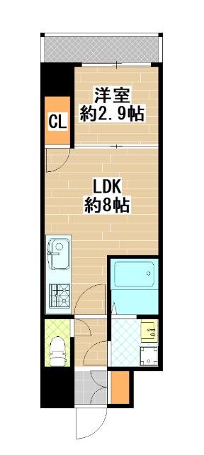 大阪市旭区中宮マンション 間取り図画像