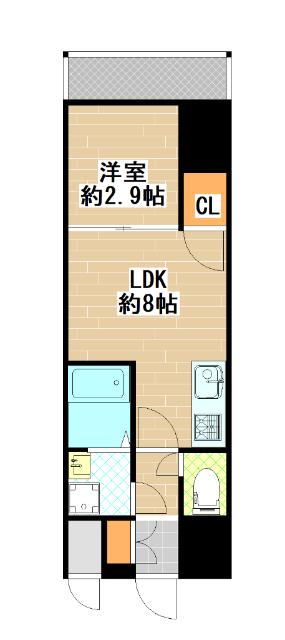 大阪市旭区中宮マンション 間取り図画像