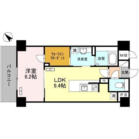 EL-Sia Umekita（803） 間取り図画像